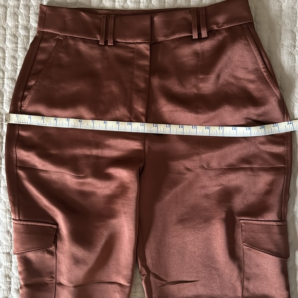 Satin chocolate cargo pants EXPRESS - Picture 12 of 13
